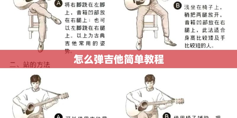 怎么弹吉他简单教程 怎么弹吉他简单教程