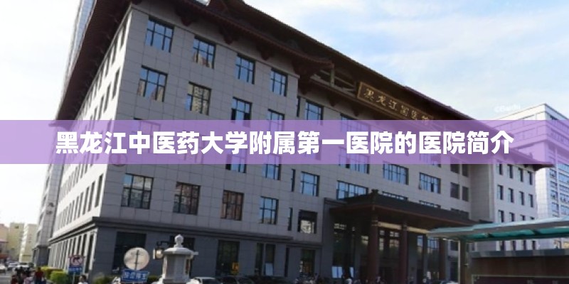 黑龙江中医药大学附属第一医院的医院简介 黑龙江中医药大学附属第一医院的医院简介
