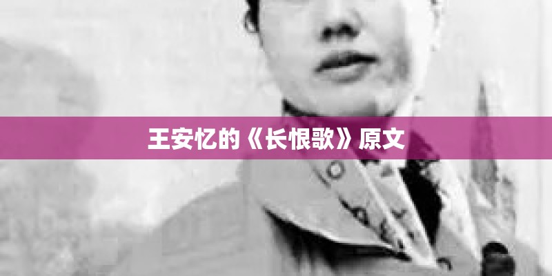 王安忆的《长恨歌》原文 王安忆的《长恨歌》原文