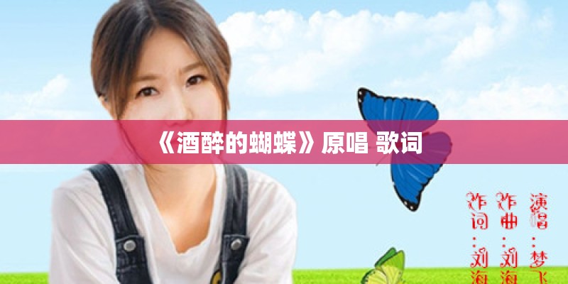 《酒醉的蝴蝶》原唱 歌词