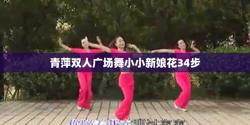 青萍双人广场舞小小新娘花34步