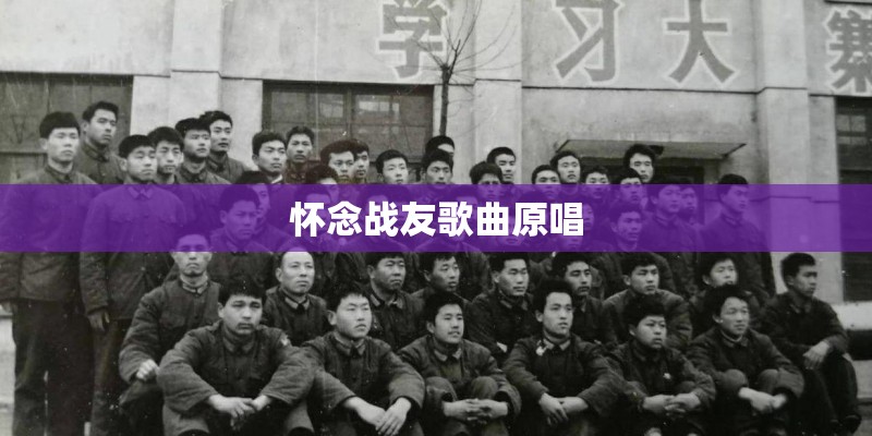 怀念战友歌曲原唱
